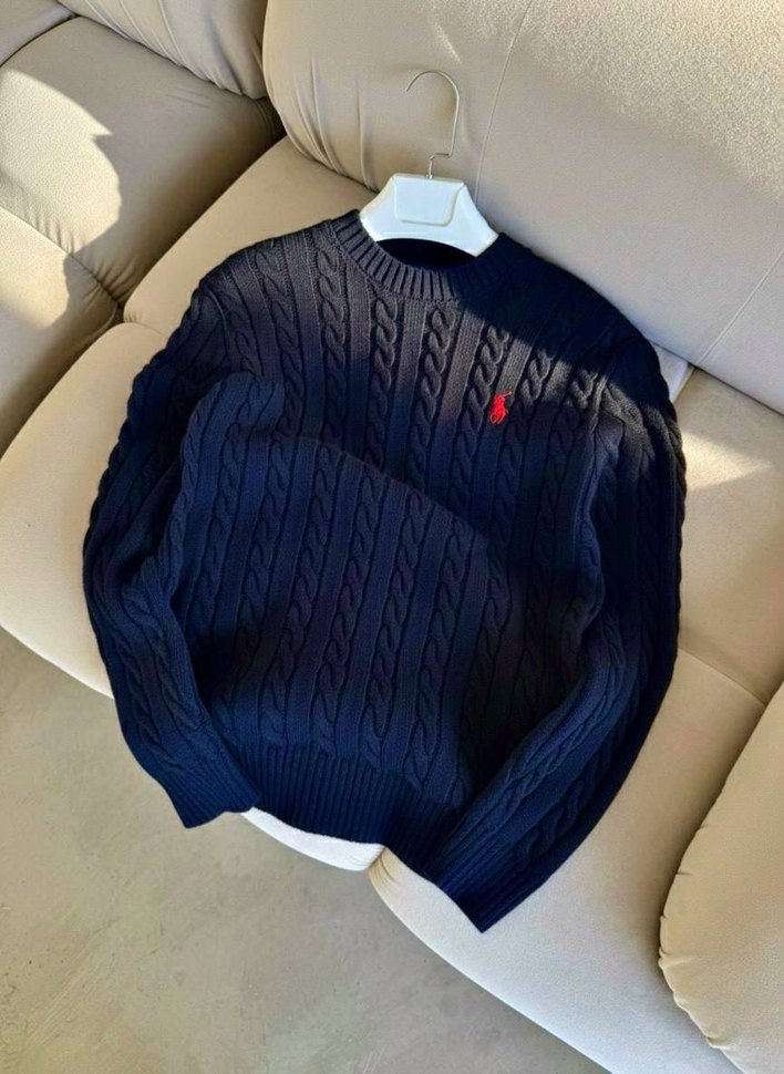 Ralph Lauren&Polo  Örgü Doku Premium Kazak  Unisex Fit - Görsel 3