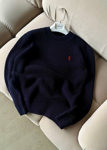 Bordo,Siyah,Krem, Lacivert Erkek Örgü Yün Kazak - Görsel 2