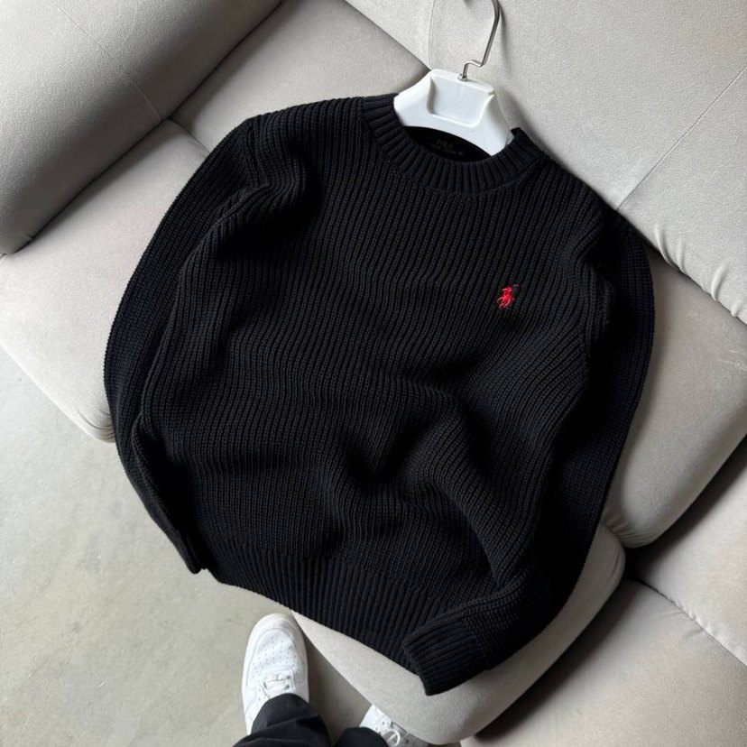 Bordo,Siyah,Krem, Lacivert Erkek Örgü Yün Kazak - Görsel 4