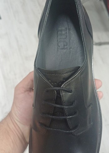 44 Beden Erkek Siyah Klasik Ofis Ayakkabısı