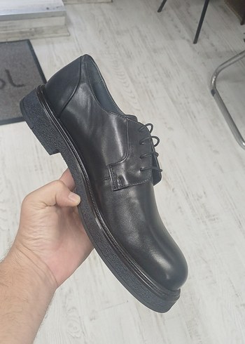 inci Erkek Siyah Klasik Ofis Ayakkabısı