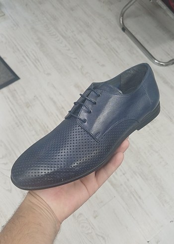 Lacivert Erkek Klasik Bağcıklı Ofis Ayakkabısı