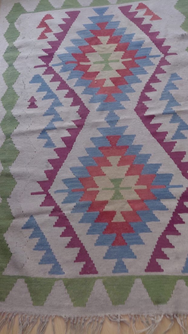 Çok Renkli Geleneksel Kilim - Görsel 2