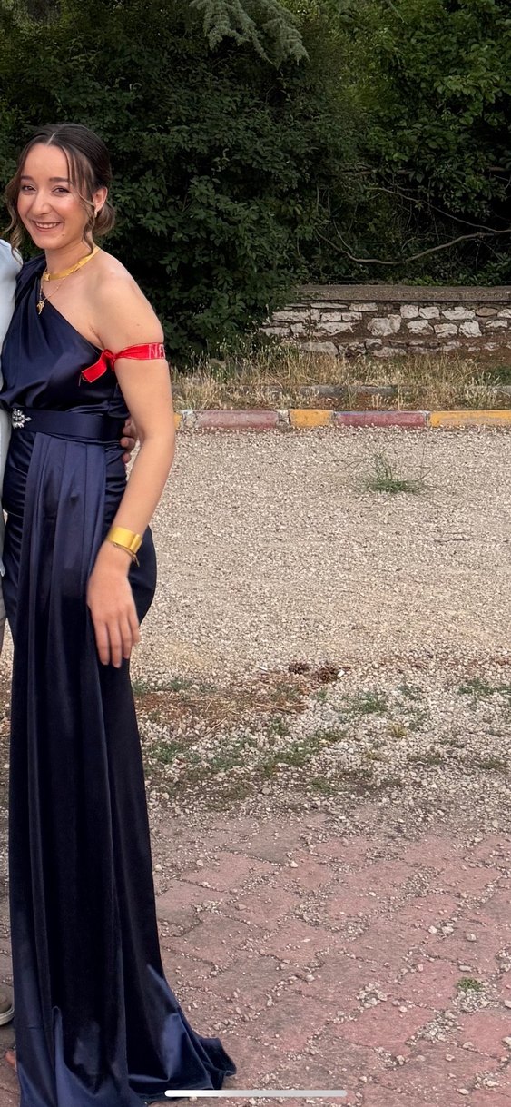 Siyah Straplez Midi Elbise - Görsel 5