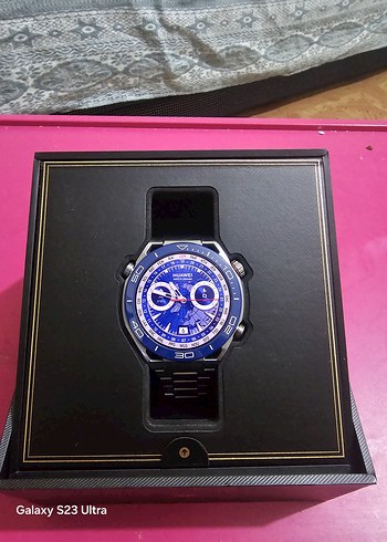 Mavi Huawei Watch Ultimate Erkek Saati - Görsel 2