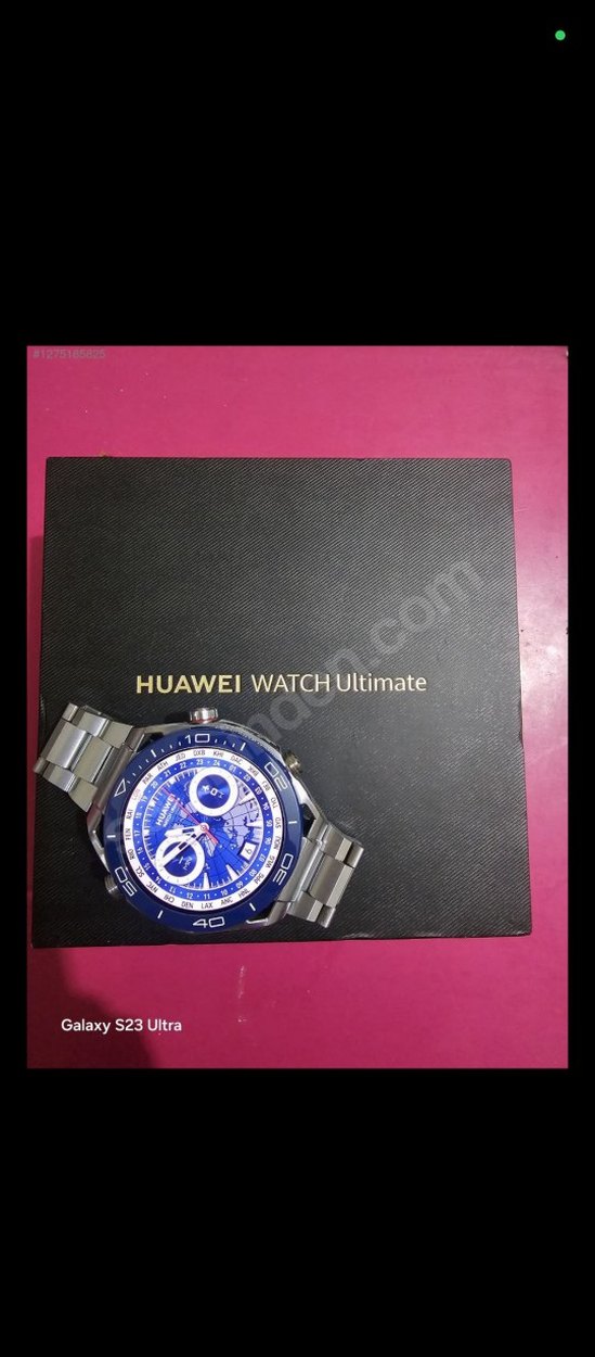 Mavi Huawei Watch Ultimate Erkek Saati - Görsel 5