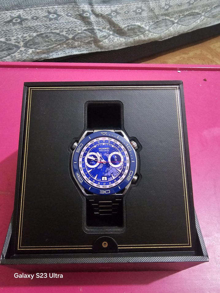 Mavi Huawei Watch Ultimate Erkek Saati - Görsel 2