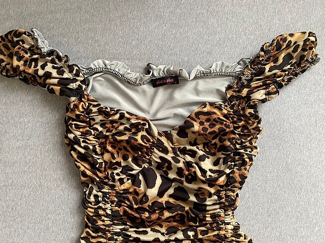 Diğer leopar jaguar elbise