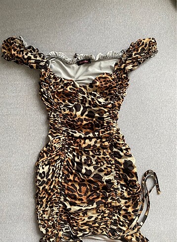 leopar jaguar elbise