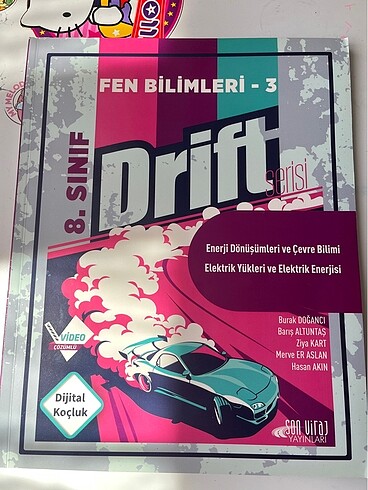Son viraj yayınları 8. Sınıf drift fen konu anlatımlı soru banka