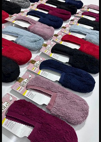 37 Beden kışlık peluş babet patik ev uyku çorabı