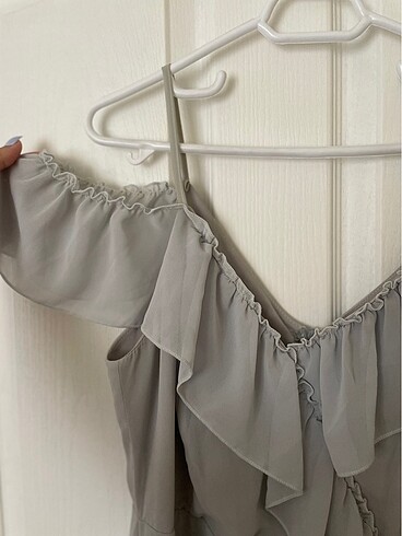 Açık Gri Elbise - Görsel 2