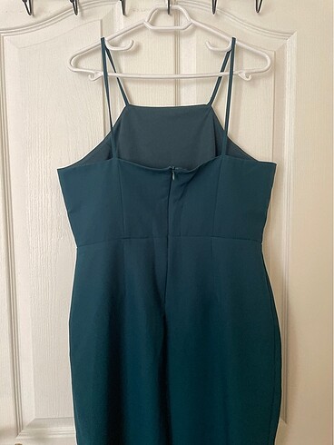 Zümrüt Yeşili Elbise - Görsel 3