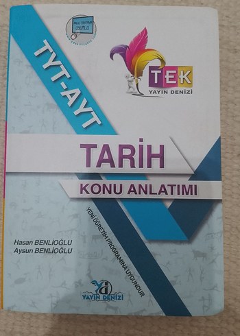 Yayın Denizi 'Tek' Serisi TYT-AYT Tarih Konu Anlatımı Kitabı.