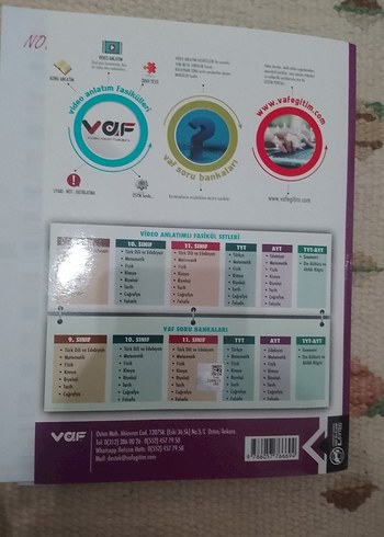  VAF AYT Türk Dili ve Edebiyatı Video Anlatım Fasikülleri