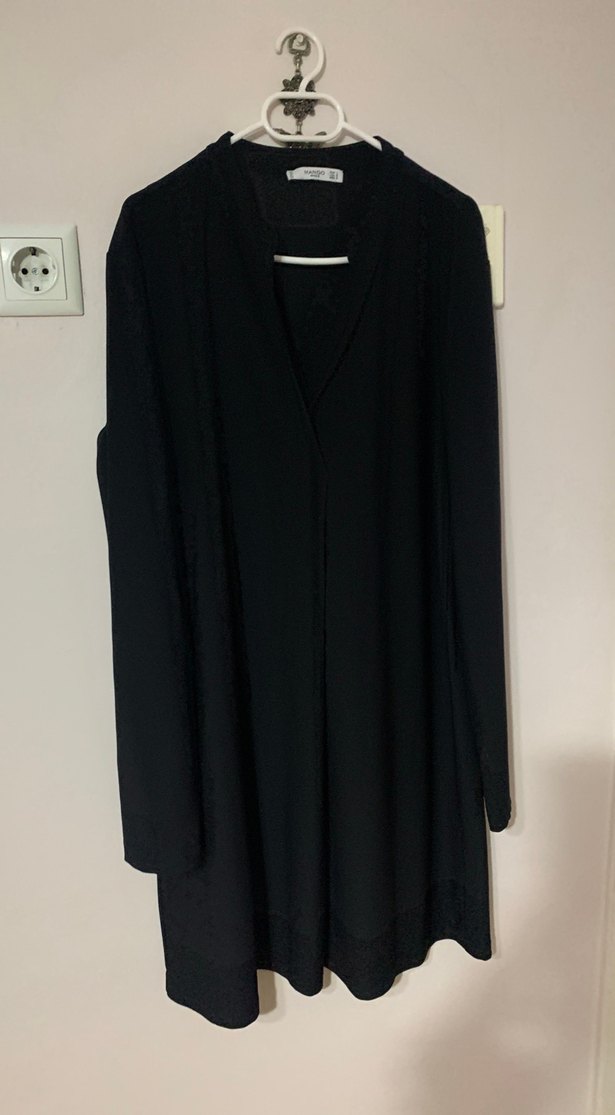 Siyah Uzun elbise - Görsel 5