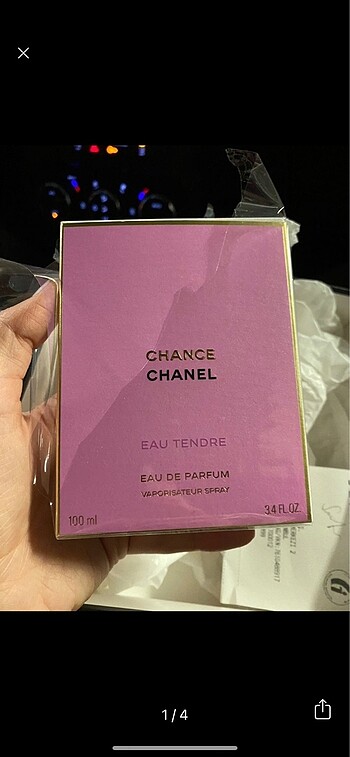Orijinal Chanel Chance Tendre SATILDI
