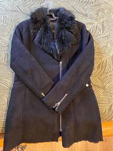 FOREVER NEW SÜET PELUŞ MANTO