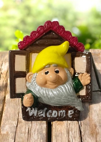 Renkli Bahçe Cücesi Figürü - Görsel 2