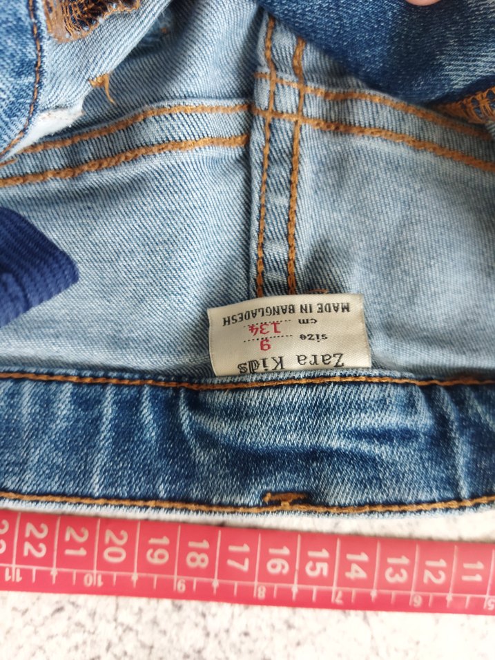 Erkek Çocuk Mavi Denim Pantolon - Görsel 4