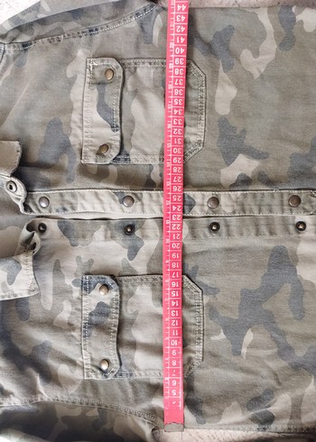 Erkek Çocuk Kamuflaj Düğmeli Ceket - Görsel 2