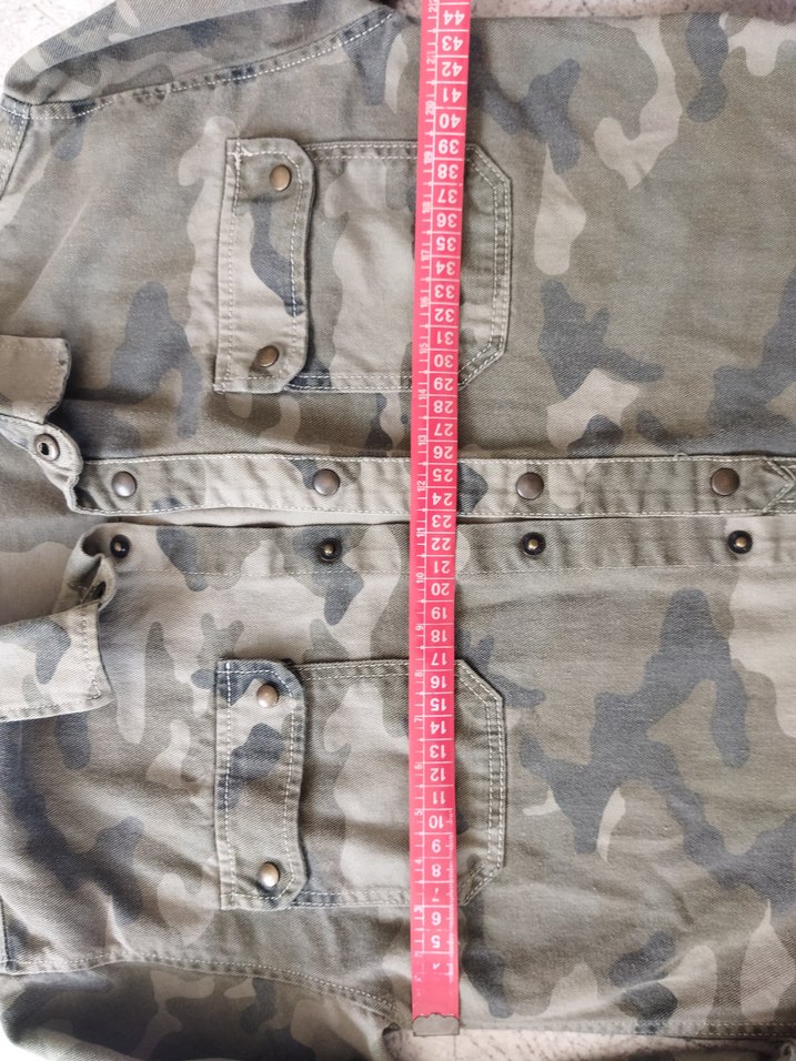 Erkek Çocuk Kamuflaj Düğmeli Ceket - Görsel 2