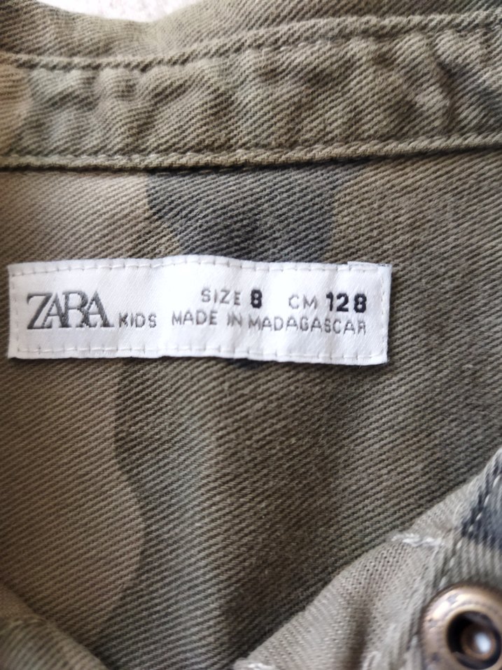 Erkek Çocuk Kamuflaj Düğmeli Ceket - Görsel 3