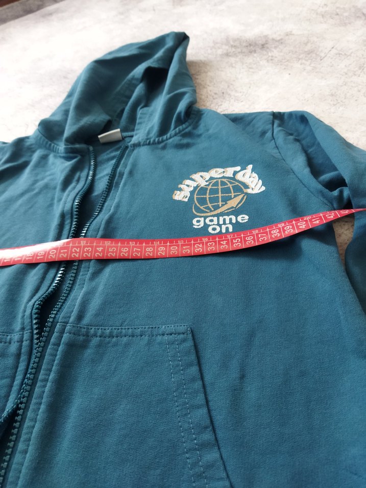 Erkek Çocuk Kapüşonlu Fermuarlı Mavi Ceket - Görsel 4