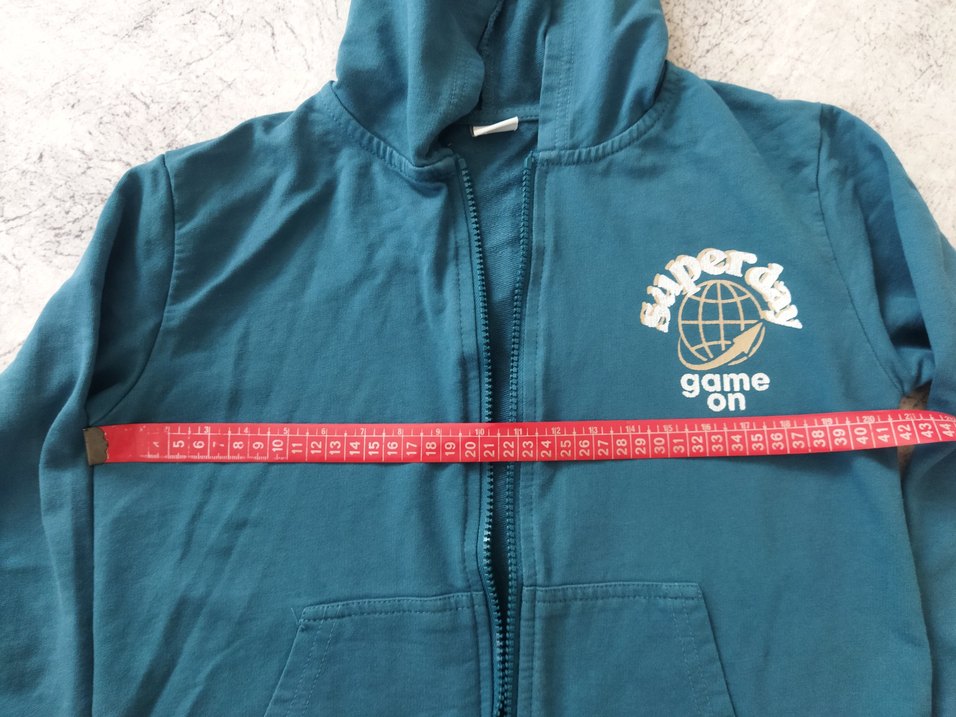 Erkek Çocuk Kapüşonlu Fermuarlı Mavi Ceket - Görsel 3