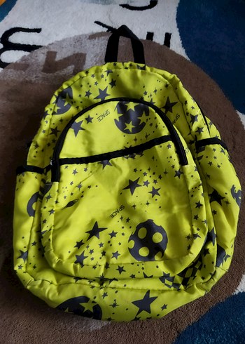 Sarı Yıldız Desenli Çocuk Okul Çantası - Görsel 4