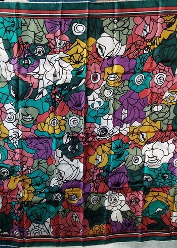 Renkli Bohem Kadın eşarp - Görsel 2