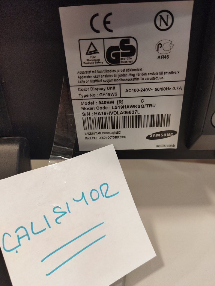 Beyaz Samsung Monitör Çift Set - Görsel 4