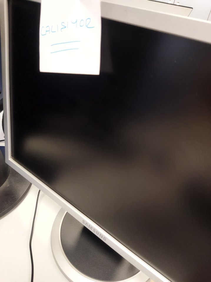 Beyaz Samsung Monitör Çift Set - Görsel 5