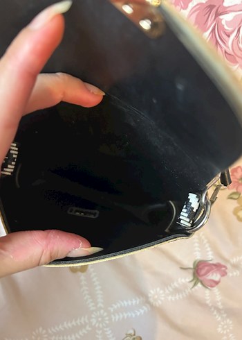 Zara Siyah beyaz Kadın Çanta