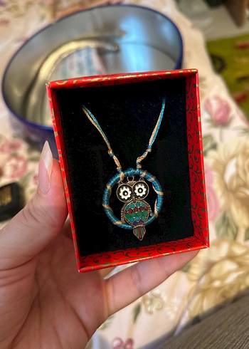 Accessorize Bohem Renkli Baykuş Kolye