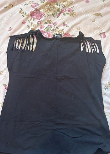 m Beden siyah Renk Gotik kadın tişört
