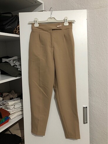 Kumaş pantolon camel