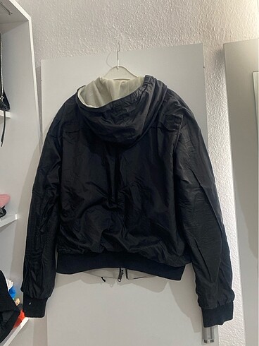 Yağmurluk kapüşonlu mont - Görsel 5