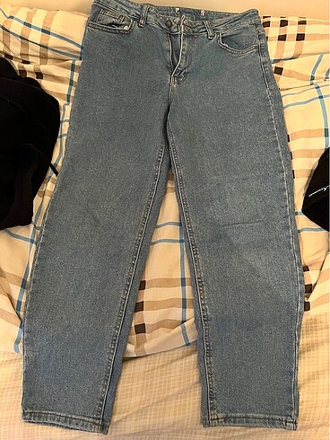 Diğer Mom jean mavi renkte pantolon