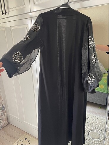 diğer Beden Kolları taşlı abaya