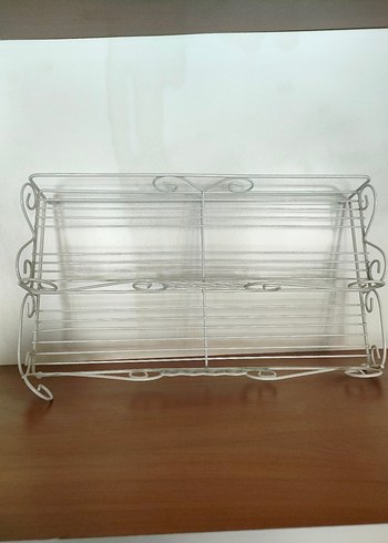 Nakışlı Beyaz Mutfak Baharat Seti - Görsel 6