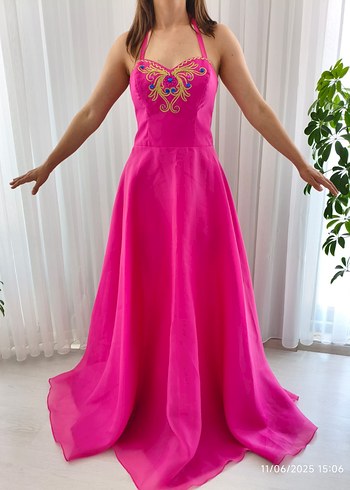 Pembe Renk Abiye - 38 ve 42 Beden Seçeneğiyle