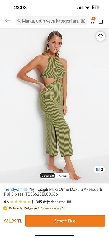 Maxi elbise