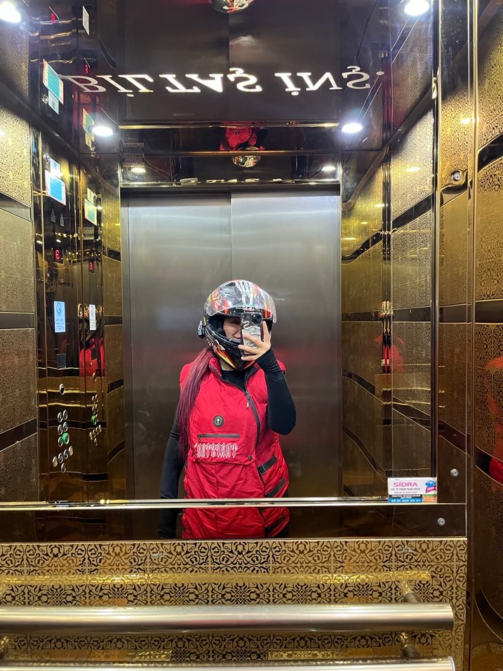 Fermuarlı Pembe Kadın Yelek - Görsel 2