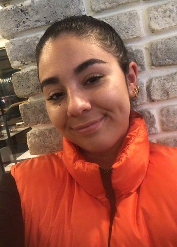 Turuncu Fermuarlı Kadın Şişme Yelek - Görsel 3