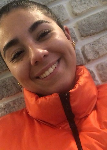 Turuncu Fermuarlı Kadın Şişme Yelek - Görsel 4