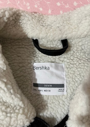 Bershka Düğmeli Siyah Kadın Denim Ceket - Görsel 3