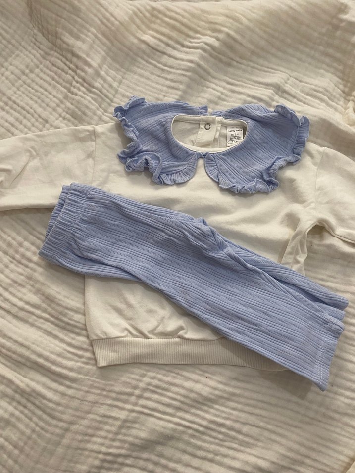 Mavi Bebek Önlüğü, Baskılı, LCW Baby - Görsel 2