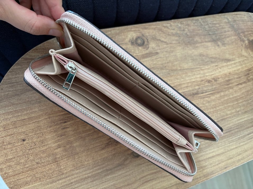 Çiçek Desenli Kadın Cüzdan - Görsel 2