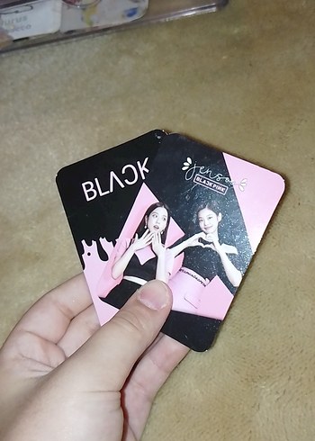 Beden Blackpink ve jensoo temalı 2beraber photocard hediyeler dahil25